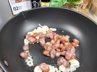 腊肠炒荷兰豆的做法步骤：8
