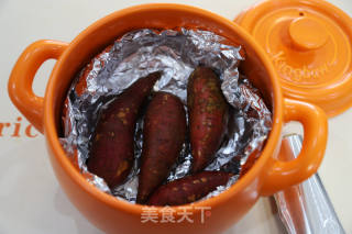 砂锅烤红薯的做法步骤：4