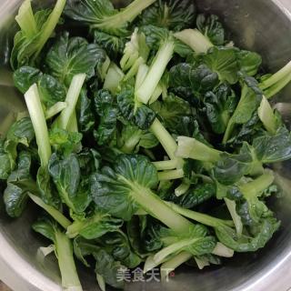 蚝油乌塌菜的做法步骤：2