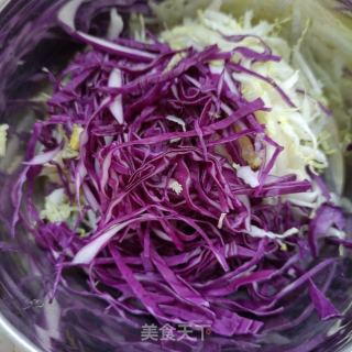 白菜甘蓝拌驴肉的做法步骤：3