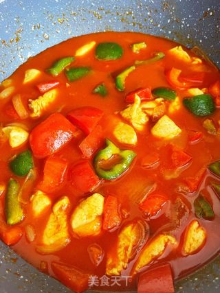 生酮饮食咖喱鸡的做法步骤：10