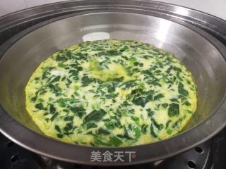 菠菜蒸蛋的做法步骤：10