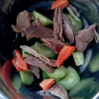 木耳拌黄瓜的做法步骤：5