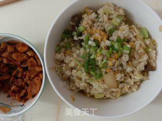 蔬菜炒饭的做法步骤：5