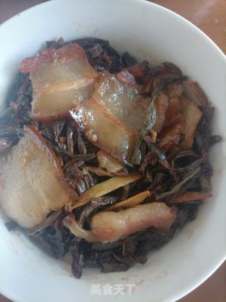 腊肉蒸干豆角的做法步骤：13