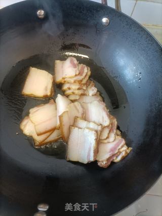 腊肉蒸干豆角的做法步骤：7