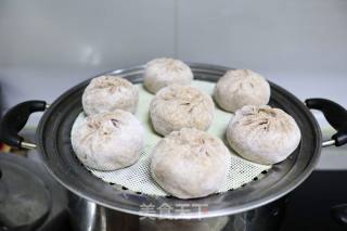 黑全麦猪肉青菜包子的做法步骤：12
