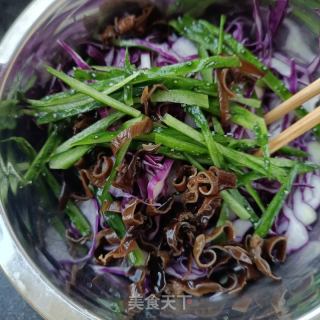 “清肠食谱”凉拌紫甘蓝的做法步骤：6