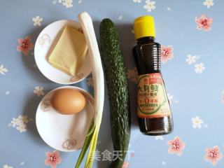 黄瓜蛋花汤的做法步骤：1