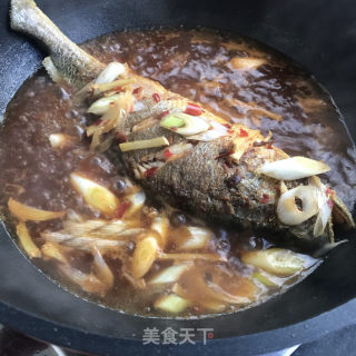 香辣黄花鱼的做法步骤：6
