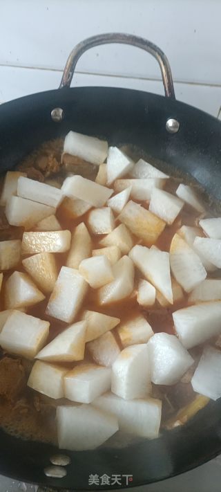 羊肉萝卜煲的做法步骤：12