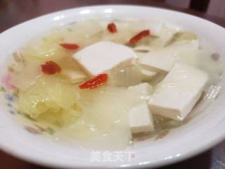 白菜豆腐汤的做法步骤：6
