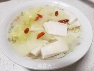 白菜豆腐汤的做法步骤：5