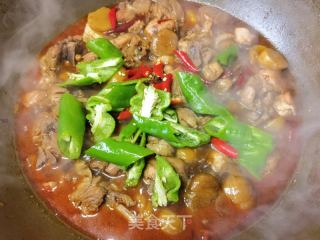 板栗啤酒炖鸡腿的做法步骤：18