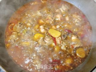 板栗啤酒炖鸡腿的做法步骤：16
