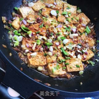 酱焖老豆腐的做法步骤：8