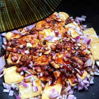 酱焖老豆腐的做法步骤：7