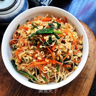 粉条拌小豆芽的做法步骤：11