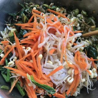 粉条拌小豆芽的做法步骤：8