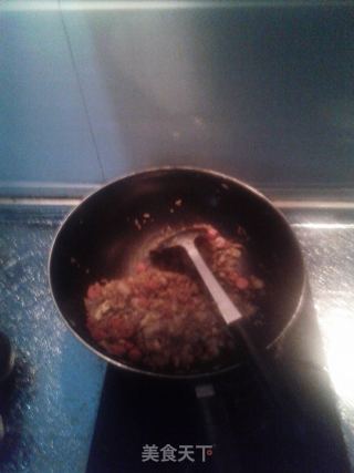 火腿蛋炒饭的做法步骤：5