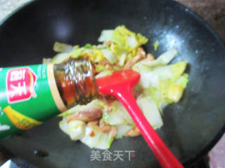 鸡腿肉炒娃娃菜的做法步骤：13