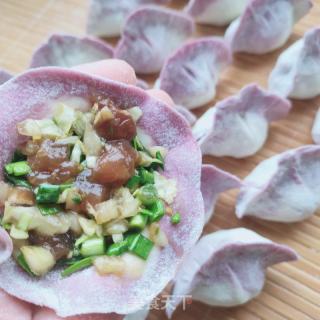 白菜蒜苗水饺的做法步骤：10