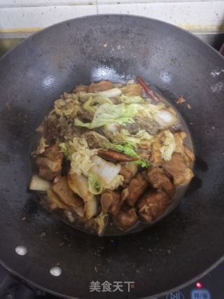 排骨烩白菜的做法步骤：7