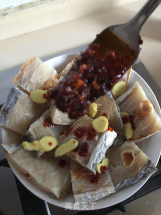 腊肉蒸鱼干的做法步骤：6