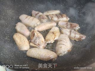 焖鸡中翅的做法步骤：3