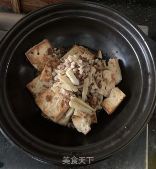 肉末豆腐煲的做法步骤：5