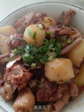 土豆烧鸡的做法步骤：6