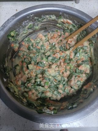 韭菜鸡蛋饼的做法步骤：8