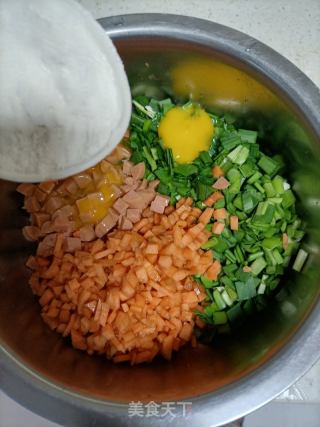 韭菜鸡蛋饼的做法步骤：4