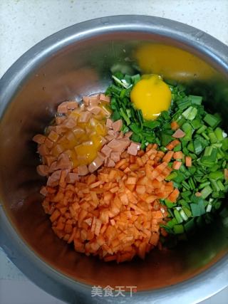 韭菜鸡蛋饼的做法步骤：3