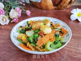 炒麻糍的做法步骤：11