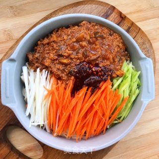 土猪肉炸酱面的做法步骤：17