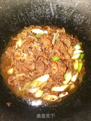 葱爆羊肉的做法步骤：7