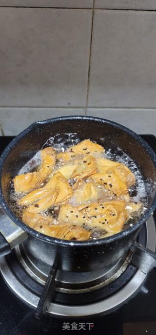 炸云吞皮的做法步骤：10