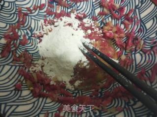 心里美萝卜丝丸子的做法步骤：3