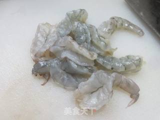 干贝烧虾仁炒莴笋的做法步骤：5