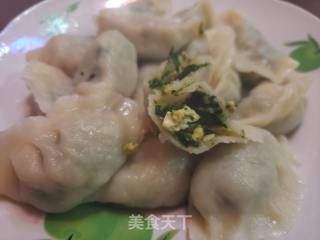 菠菜鸡蛋馅饺子????的做法步骤：9