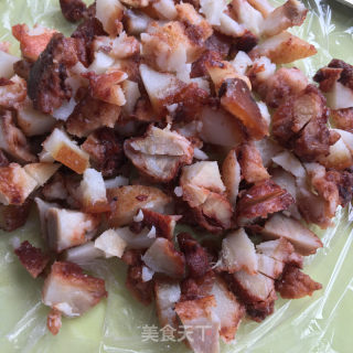 肉末炒鹿茸菇的做法步骤：2