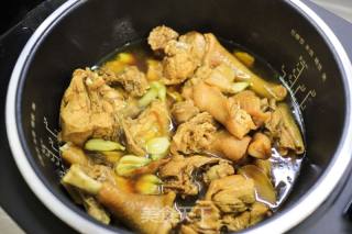 红烧鸡肉豆腐结的做法步骤：7