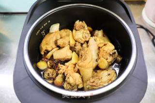 红烧鸡肉豆腐结的做法步骤：4