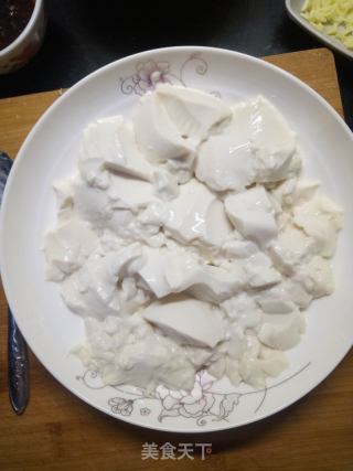 时蔬鸡蛋蒸豆腐的做法步骤：1
