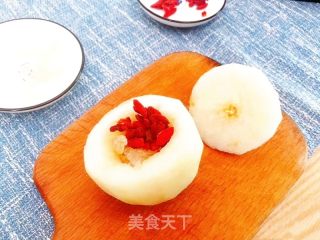 冰糖雪梨的做法步骤：4