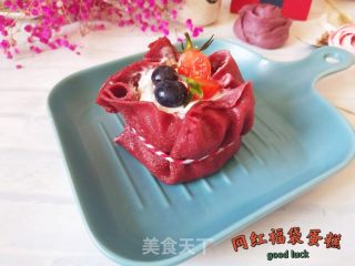 福袋蛋糕的做法步骤：11