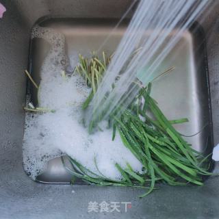 韭菜粉条馅饼的做法步骤：4