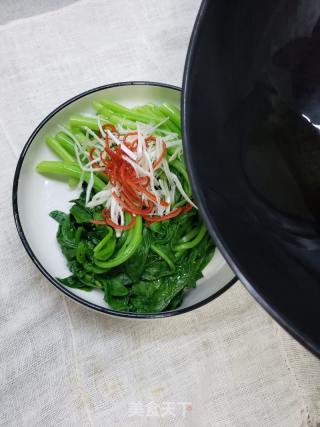 白灼菜心的做法步骤：7