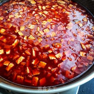 红油豆腐汤头的做法步骤：12